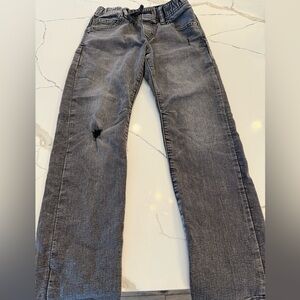 Faded black boys Gap size medium stretch slim distressed denim